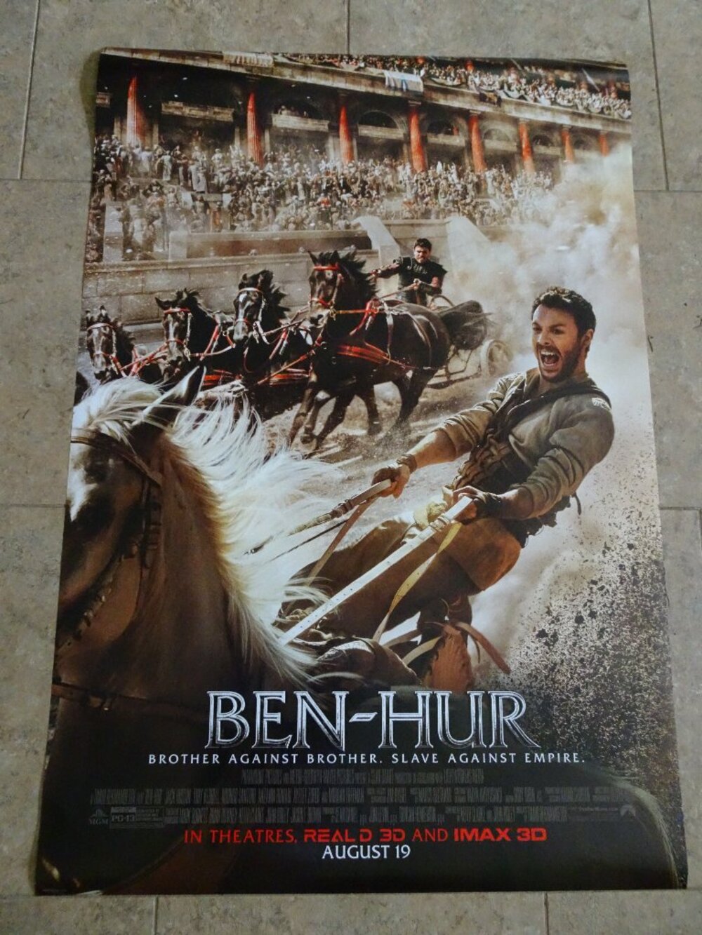 Ben-Hur - Movie Poster with Jack Huston as Judah Ben-Hur - Advance